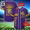 Personalized Minnesota Vikings Mascot Damn Right 3D Full Printing Baseball Jersey