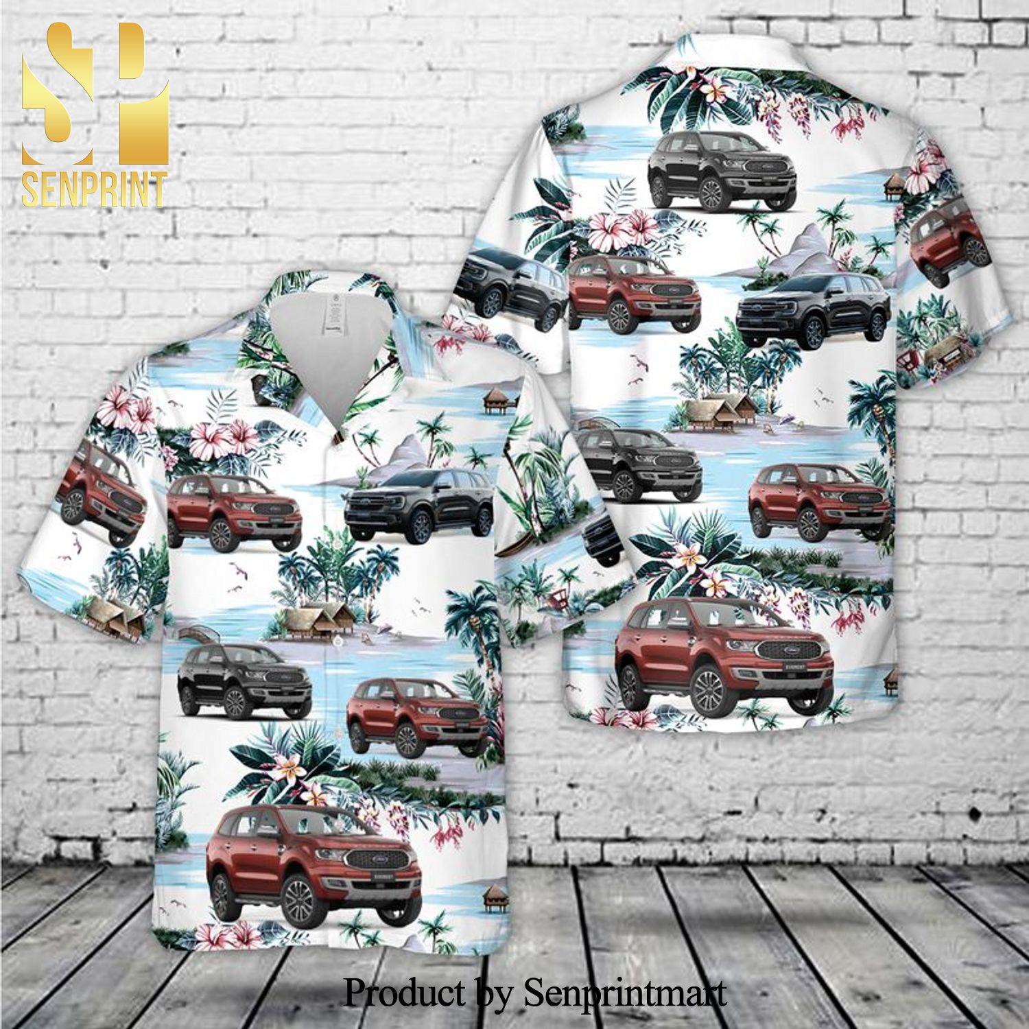 Ford Everest Titanium All Over Print Hawaiian Shirt