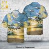 Swiss Air Force Hawker Hunter All Over Printed Hawaiian Shirt