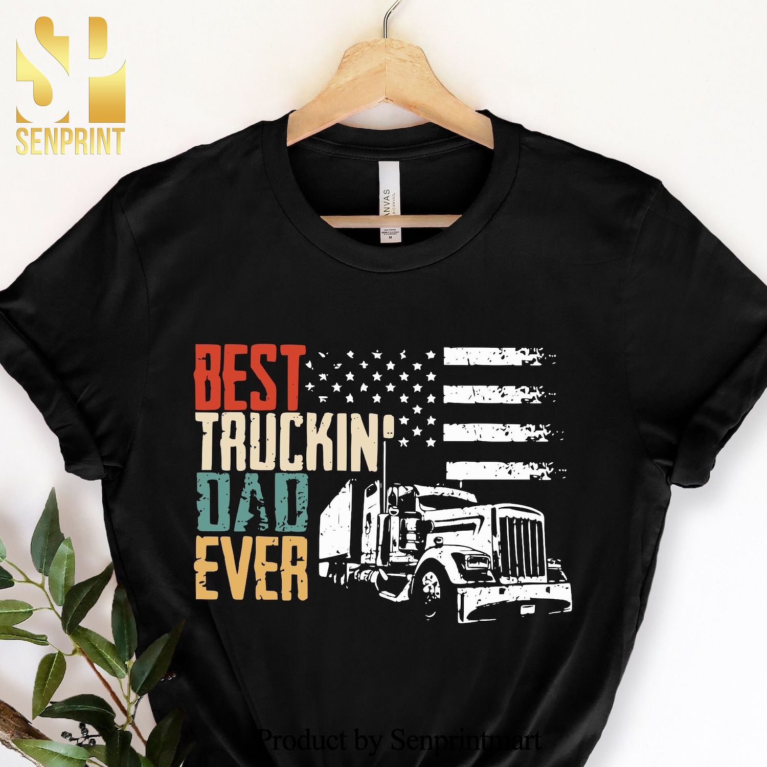 Best Truckin Dad Ever Father Day Shirt