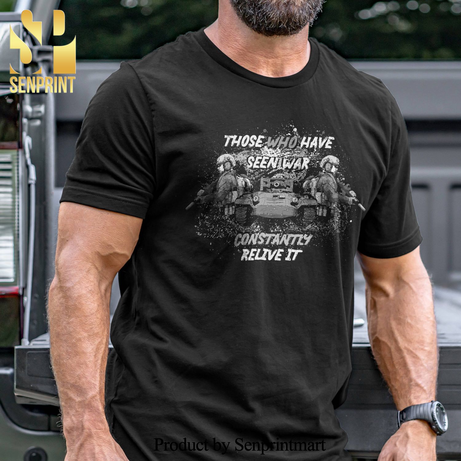 Constantly Relive It Military Unisex Shirt