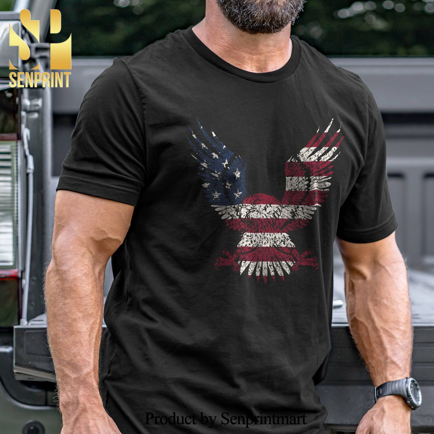 Flying Eagle Military Unisex Shirt