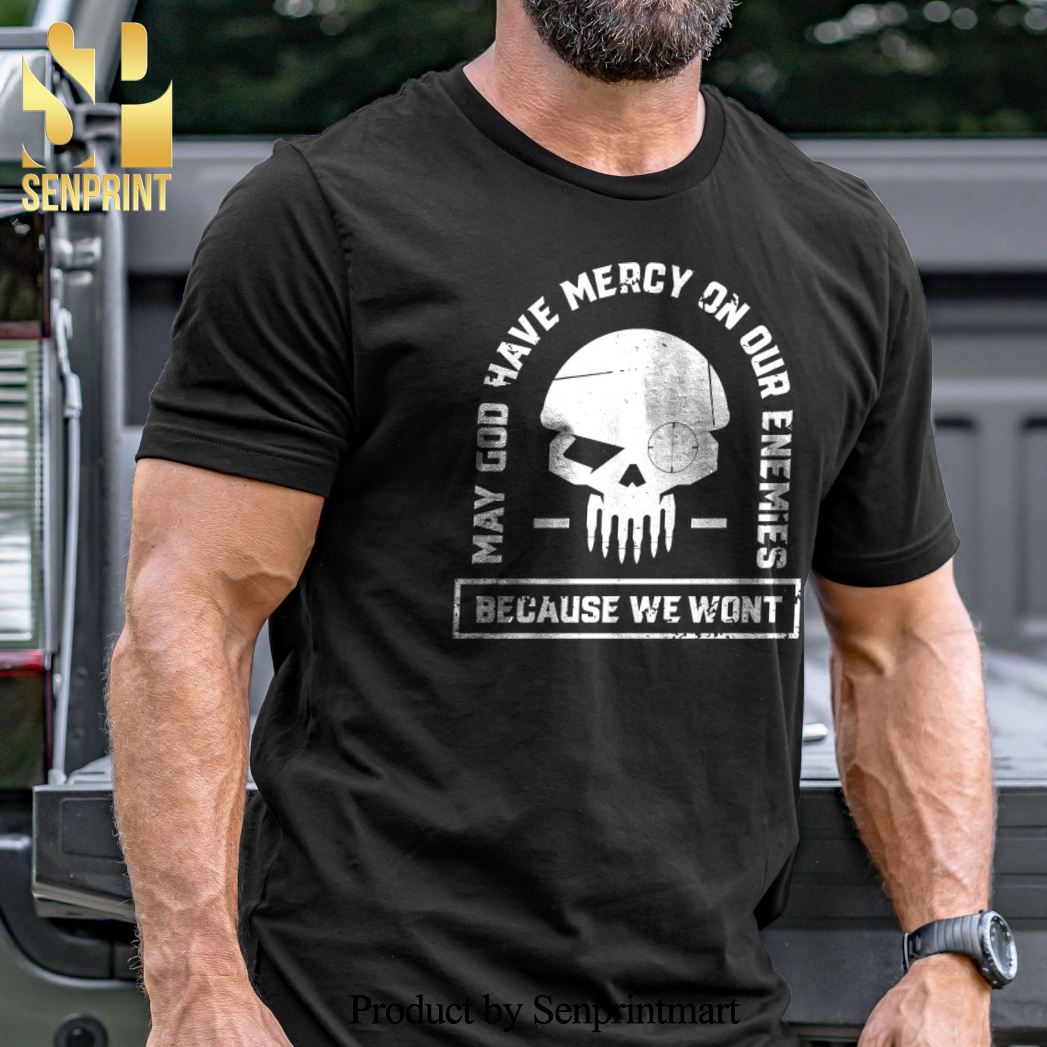 Mercy on our Enemies Military Unisex Shirt