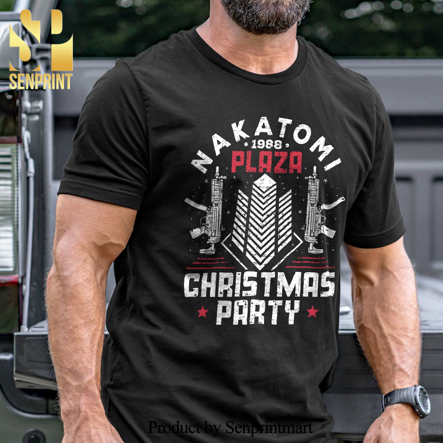 Nakatomi Plaza Christmas Party Military Unisex Shirt