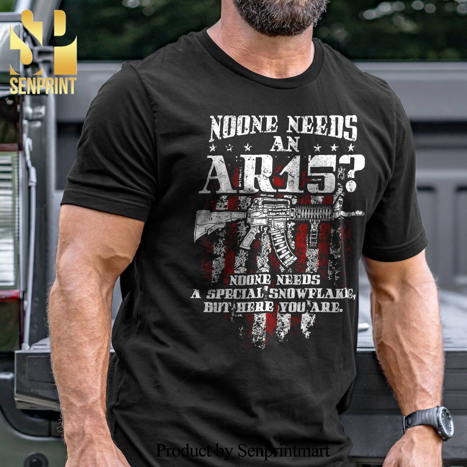 No One Needs an AR15 Military Unisex Shirt