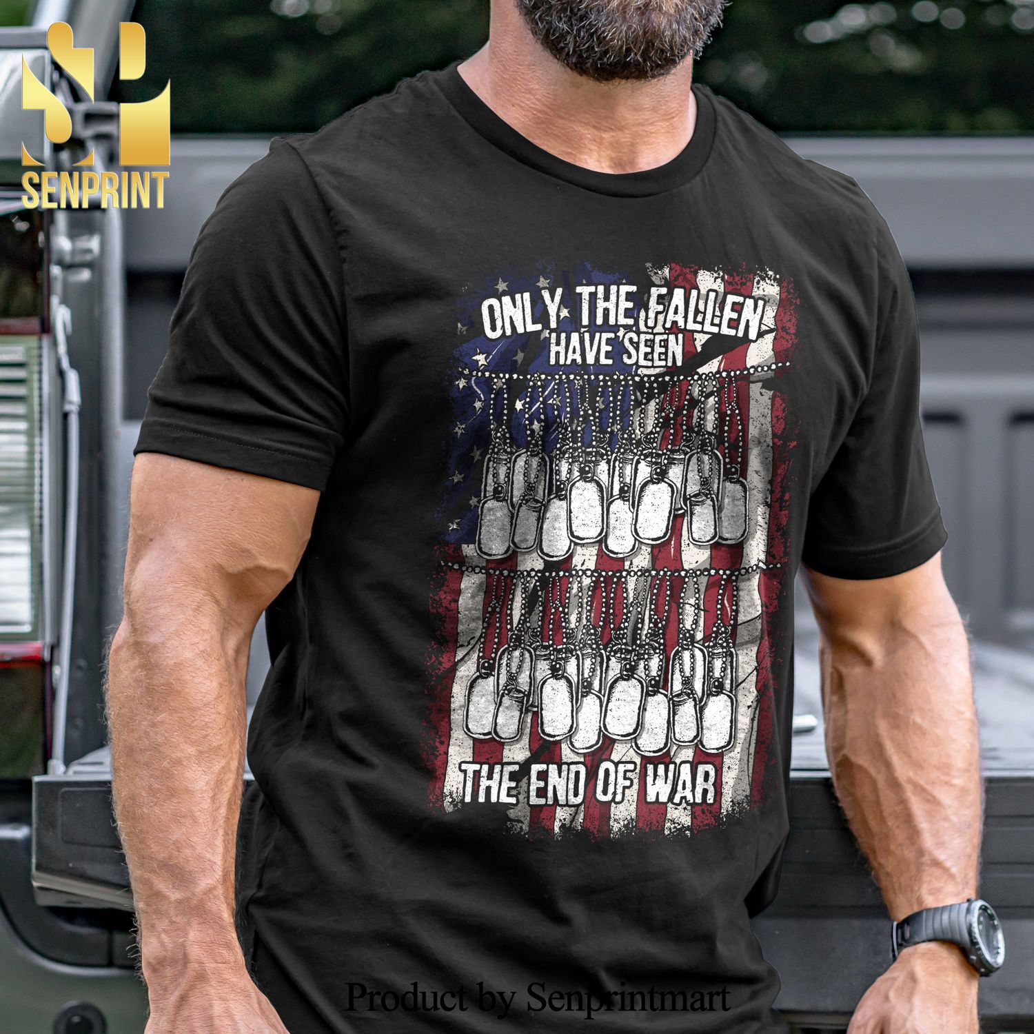 Only the Fallen have seen Military Unisex Shirt