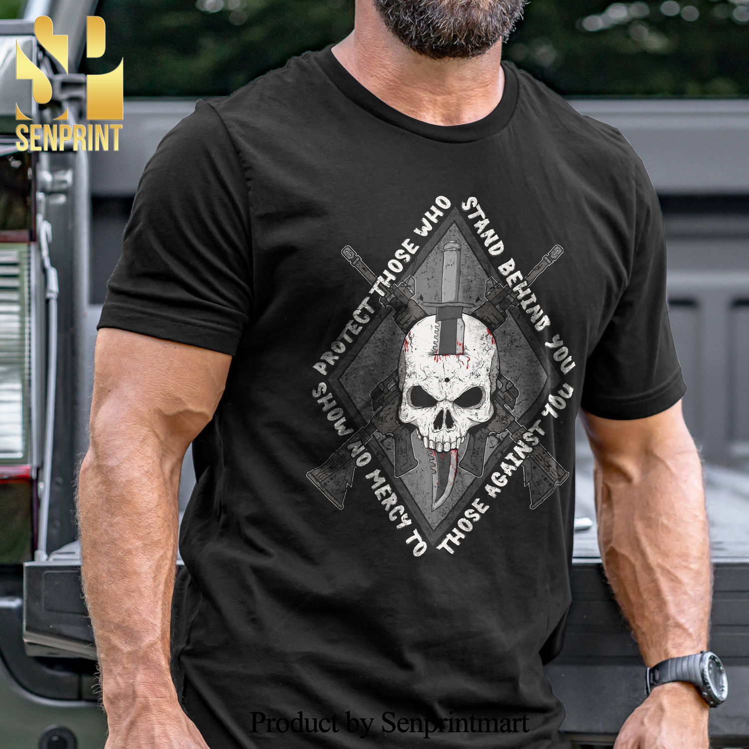 Protect Those Who Stand Behind You Military Unisex Shirt