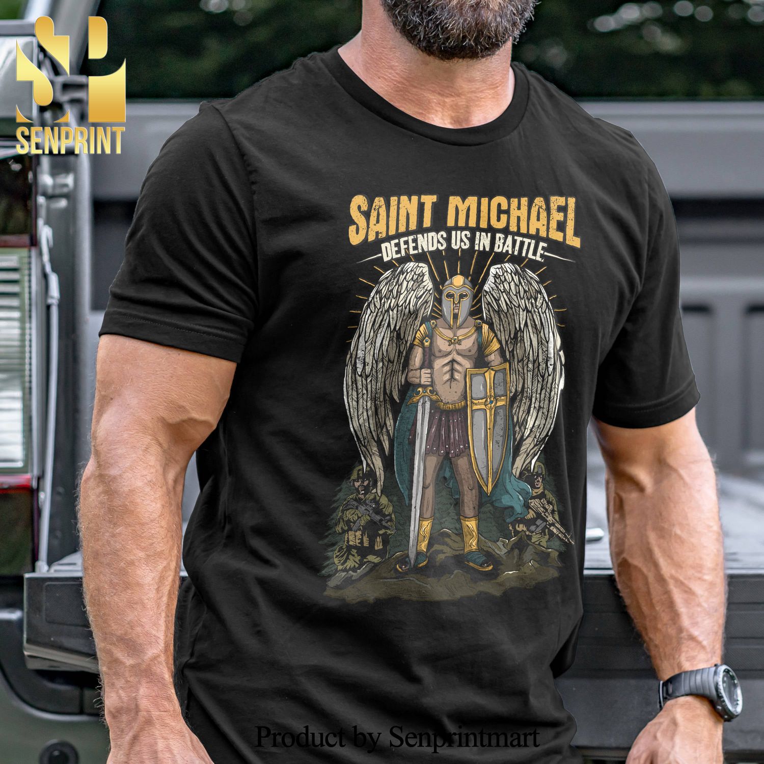 Saint Michael Military Unisex Shirt