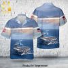 US Navy Seabees Of Davisville Full Print Hawaiian Shirt