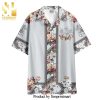 Queen Rock Band And Floral Pattern Full Printing Hawaiian Shirt – White