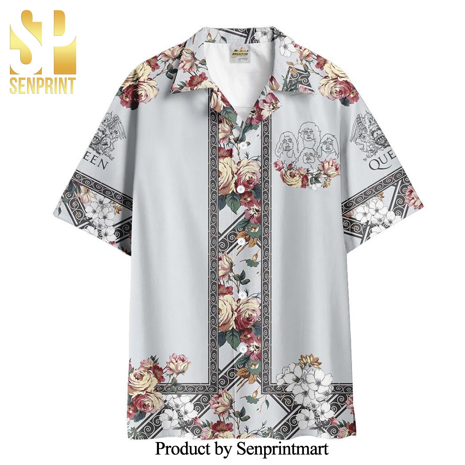 Queen Hawaiian Beach Shirt – Flower