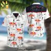Red Bull KTM Factory Racing Alpinestars WP Motorex Full Printing Short Sleeve Dress Shirt Hawaiian Summer Aloha Beach Shirt – Navy Orange