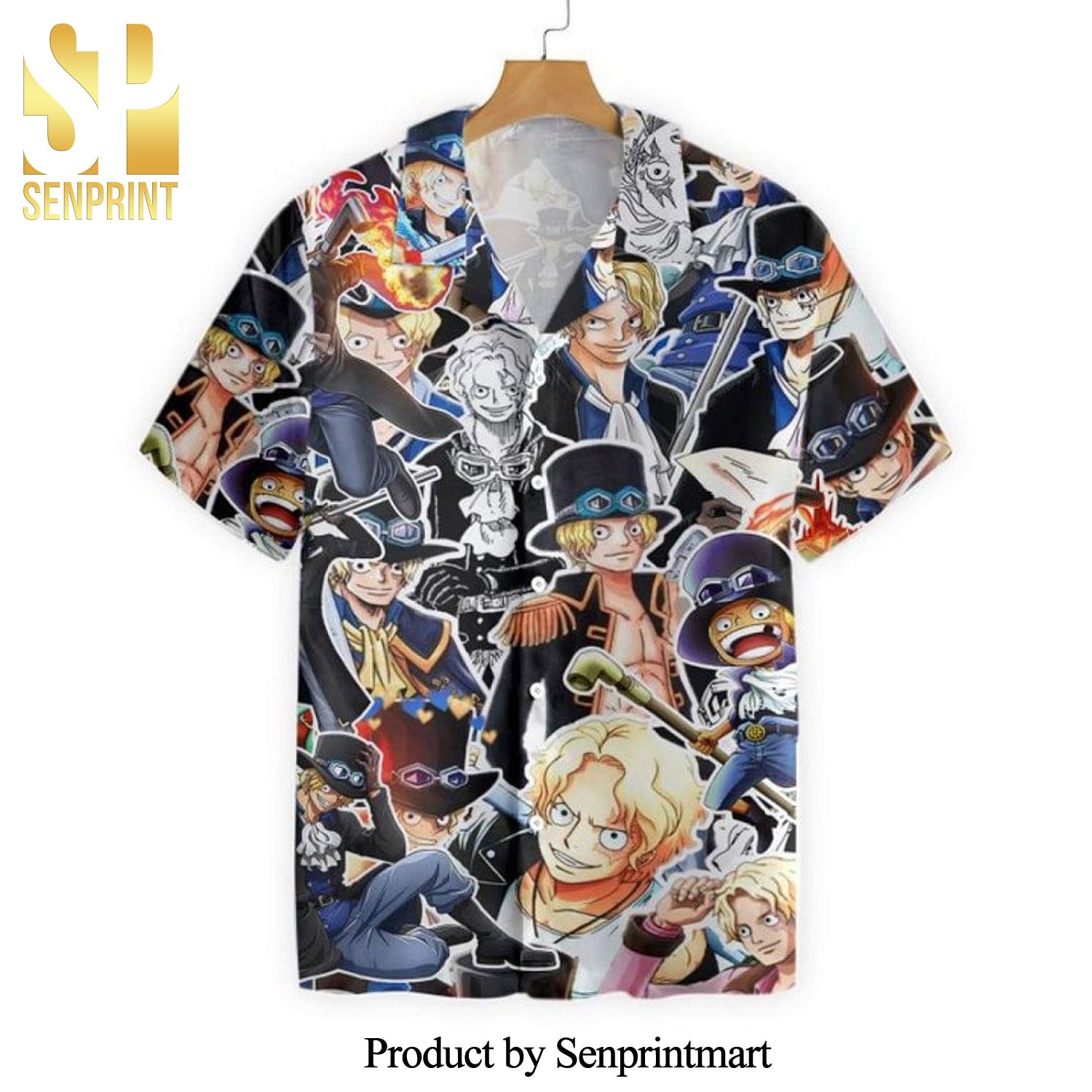 Sabo One Piece Full Printing Hawaiian Shirt