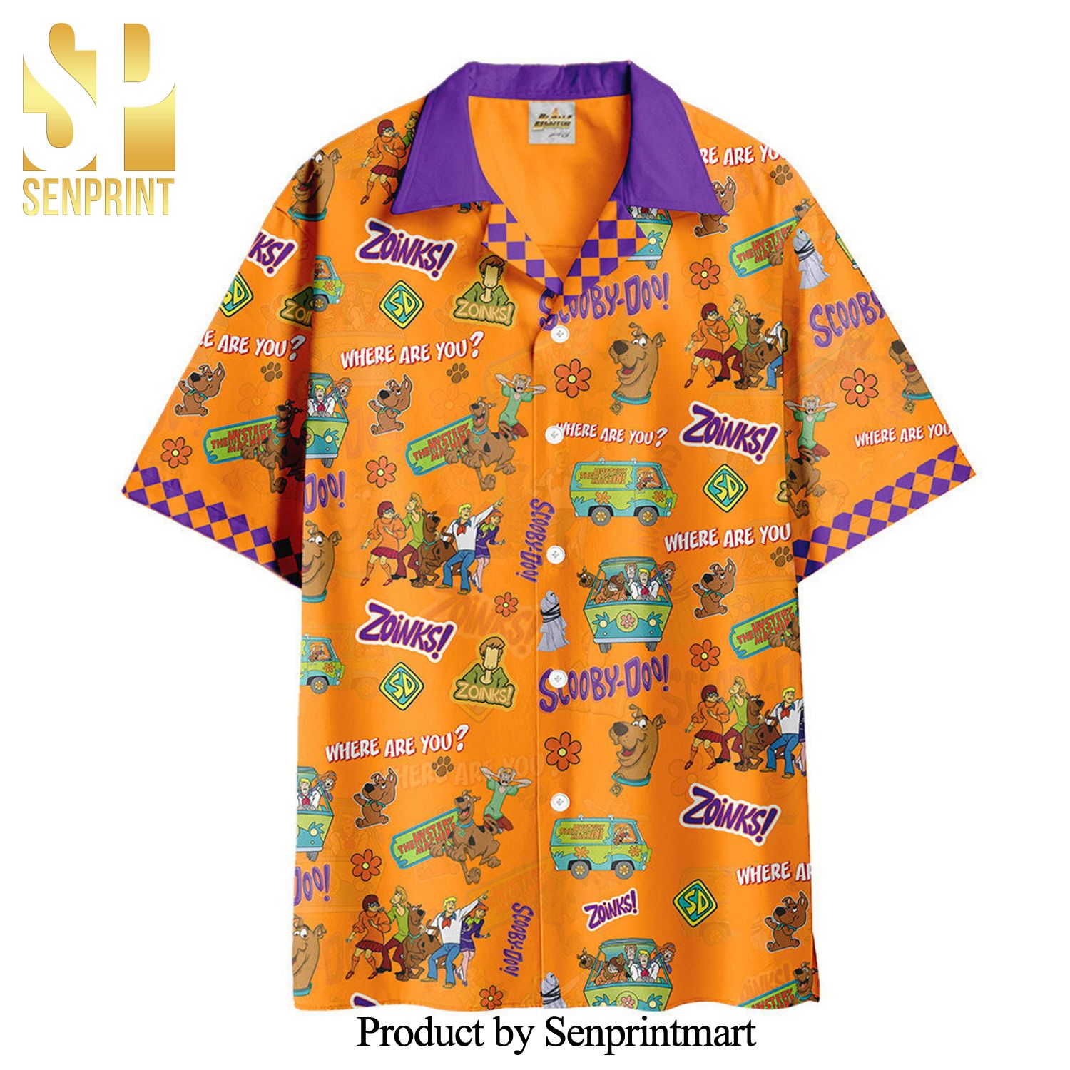 Scooby-Doo Hawaiian Beach Shirt – Where Are You