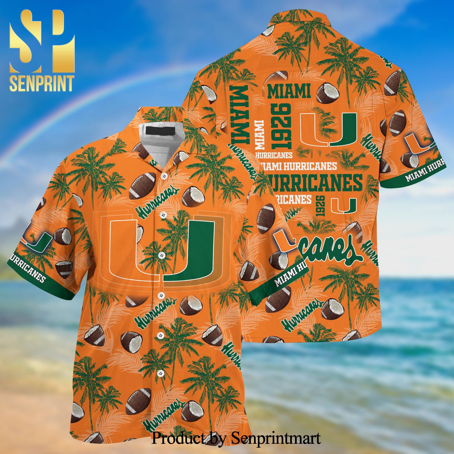 NCAA Miami Hurricanes Flower Cheap Hawaiian Shirt 3D Shirt, Miami  Hurricanes Football Gifts - T-shirts Low Price