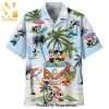 Mickey And Minnie Topiaries Pattern Disney Cartoon Graphics Full Printing Hawaiian Shirt