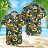 Mickey Mouse Disney Lost In The Tropical Forest Full Printing Combo Hawaiian Shirt And Beach Shorts