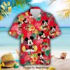 Mickey Mouse Disney Pineapple Hibiscus Full Printing Hawaiian Shirt