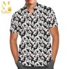 Mickey Mouse Pattern Black And White Full Printing Hawaiian Shirt