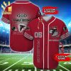 Personalized Atlanta Falcons Mascot Damn Right 3D Full Printing Baseball Jersey