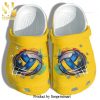 Volleyball Ball Beach Sports Gift For Lover Full Printing Crocs Crocband Clog