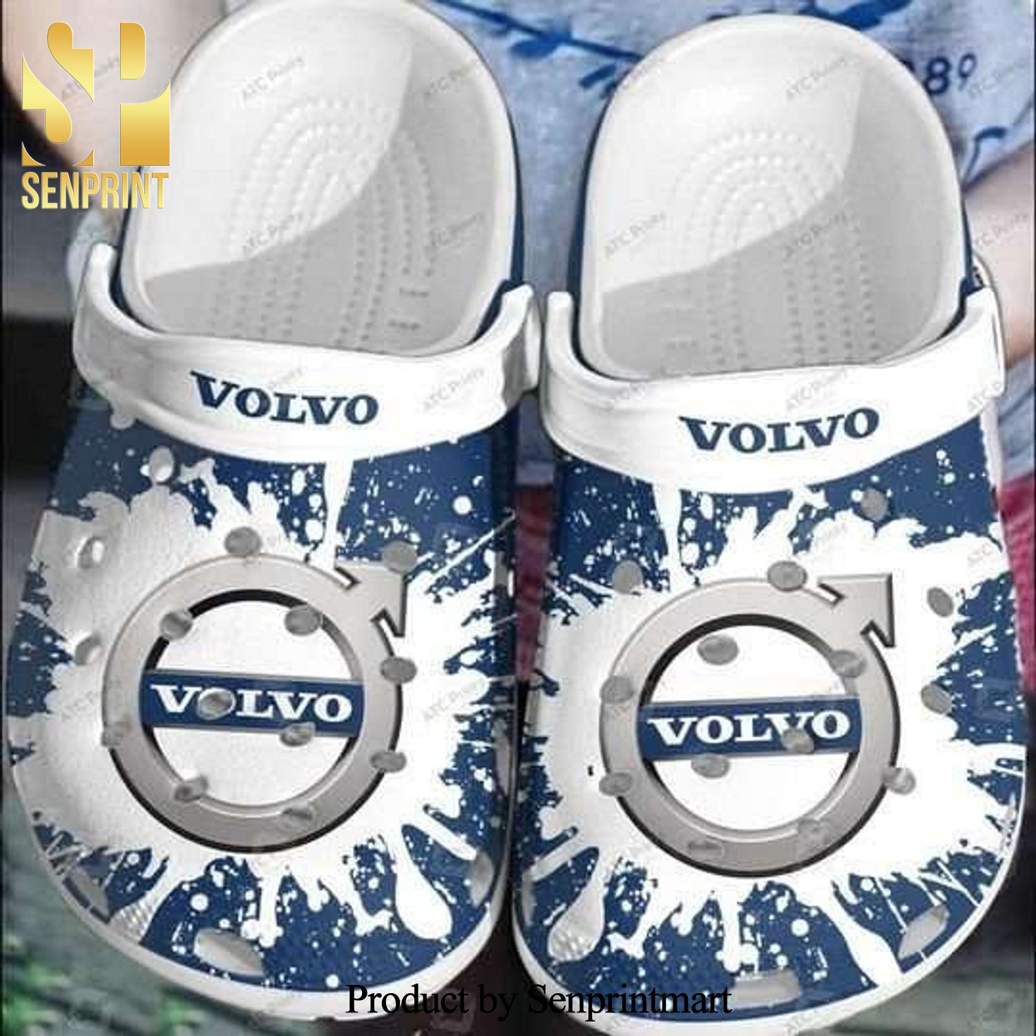 Volvo All Over Printed Crocs Sandals