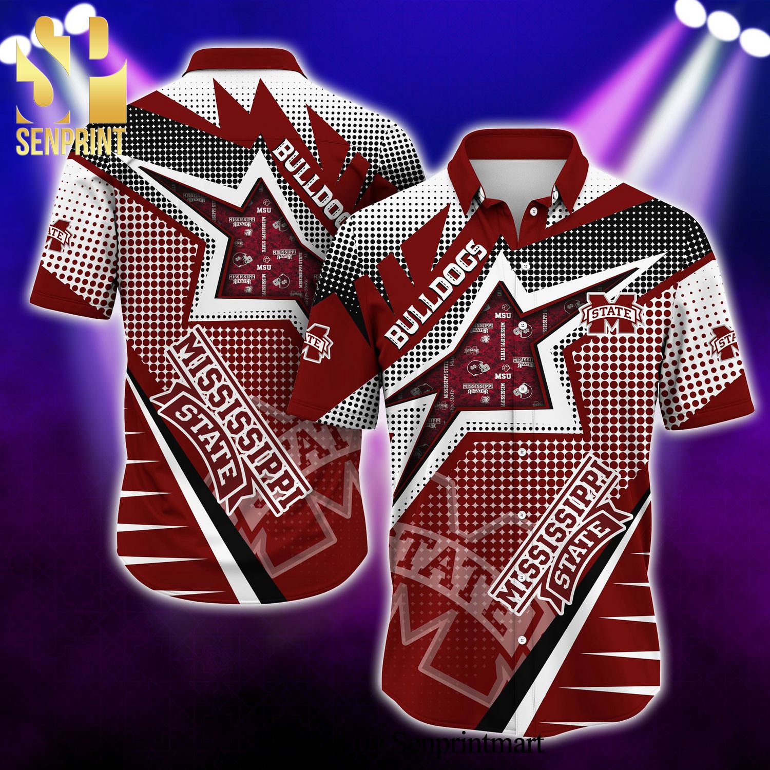 Mississippi State Bulldogs 3D Hawaiian Shirt New Gift For Summer