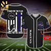 Personalized Beauty And The Beast All Over Print Baseball Jersey – Blue