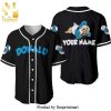 Personalized Blue Eevee All Over Print Baseball Jersey – Black