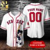 Personalized Boston Red Sox USA Flag Full Printing Unisex Baseball Jersey – Black