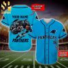 Personalized Carolina Panthers Mascot Damn Right Full Printing Baseball Jersey