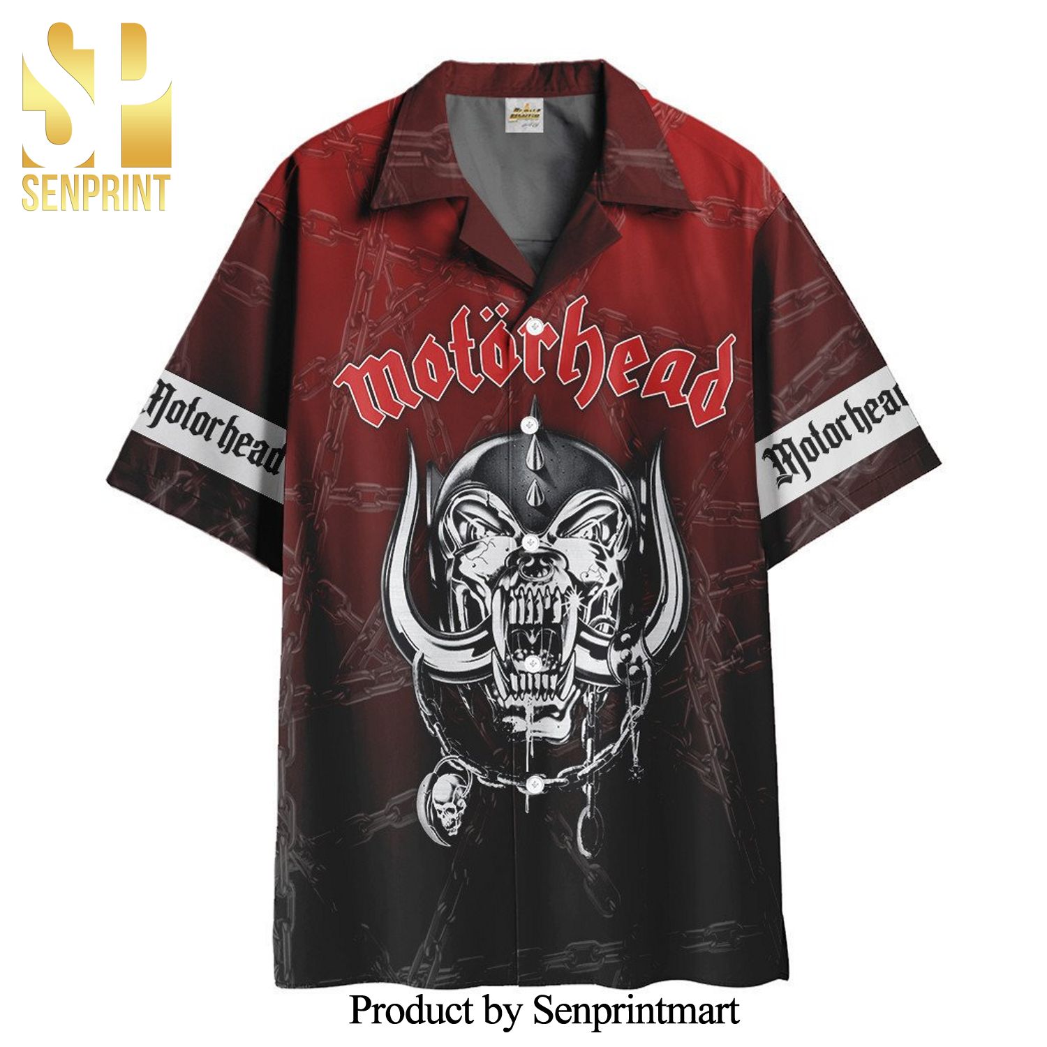 Motorhead Hawaiian Beach Shirt – Logo