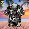 Muse Rock Band And Floral Pattern Full Printing Hawaiian Shirt