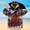 Natural Ice Full Printing Aloha Summer Beach Hawaiian Shirt – Black