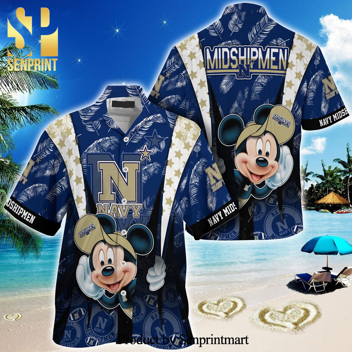 Navy Midshipmen Summer Hawaiian Shirt For Your Loved Ones This Season