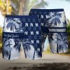 New York Yankees Bronx Bombers Summer Full Printing Hawaiian Beach Shorts