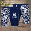 New York Yankees Full Printing Hawaiian Shirt – Navy