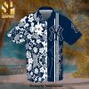 New York Yankees Full Printing Short Sleeve Dress Shirt Hawaiian Summer Aloha Beach Shirt – Navy