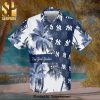 New York Yankees Full Printing Summer Short Sleeve Hawaiian Beach Shirt