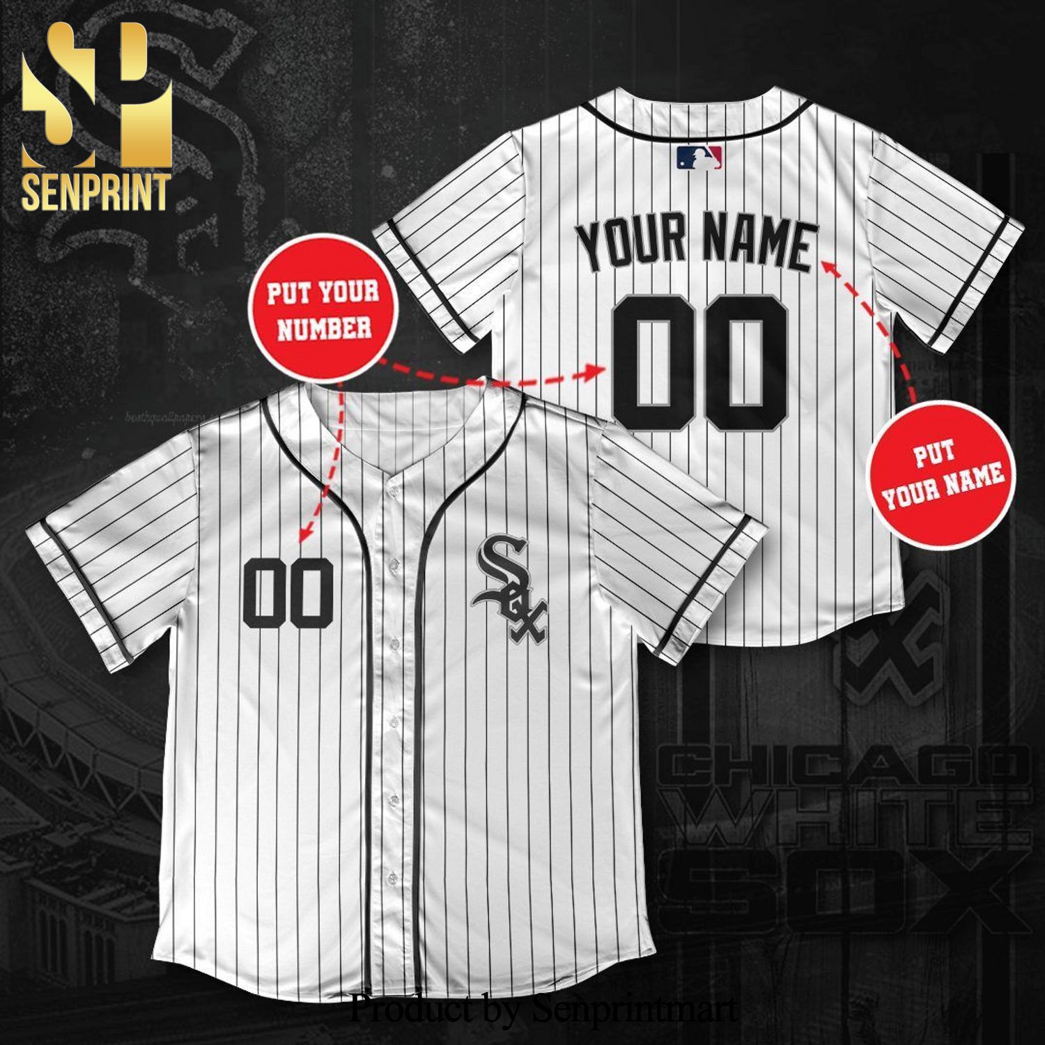 Personalized Chicago White Sox Darth Vader Star Wars Full Printing Baseball  Jersey - Senprintmart Store
