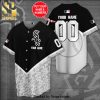 Personalized Chicago White Sox Full Printing Unisex Baseball Jersey – White Pinstripe Black