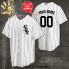 Personalized Chicago White Sox Full Printing Unisex Baseball Jersey – Black White
