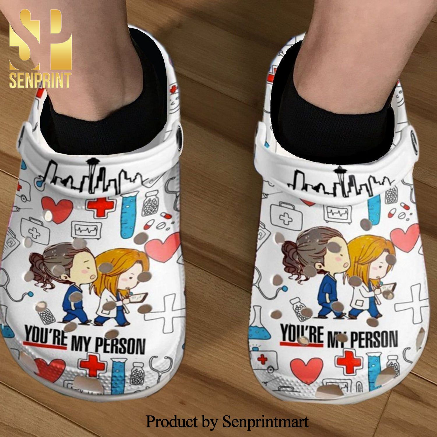 You’re my person Full Printed Classic Crocs Crocband Clog