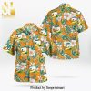Orange Crown Royal Palm Tree Full Printing Unisex Hawaiian Shirt And Beach Short – White