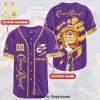 Personalized Crown Royal All Over Print Unisex Baseball Jersey – Solid Purple
