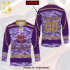 Personalized Crown Royal All Over Print Unisex Baseball Jersey – Solid Purple