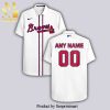 Personalized Atlanta Braves Full Printing Hawaiian Shirt – Gray