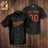 Personalized Baltimore Orioles Baseball Full Printing 3D Hawaiian Shirt Black