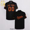 Personalized Baltimore Orioles Full Printing Hawaiian Shirt – Black