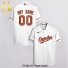 Personalized Baltimore Orioles Full Printing Hawaiian Shirt – White Gift For Fans